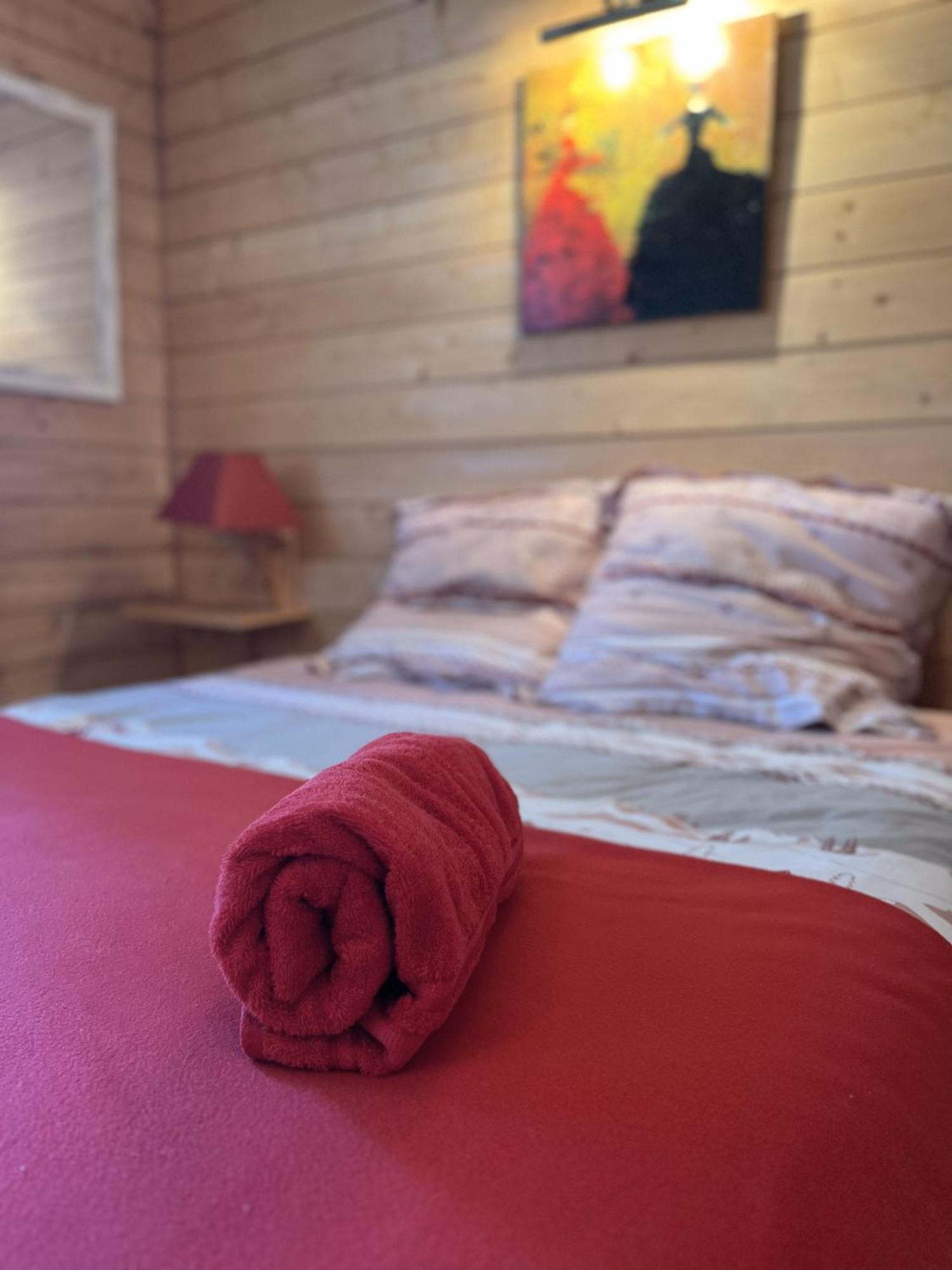Chalet Des Myrtilles - Chalet Cosy Avec Vue アレット エクステリア 写真