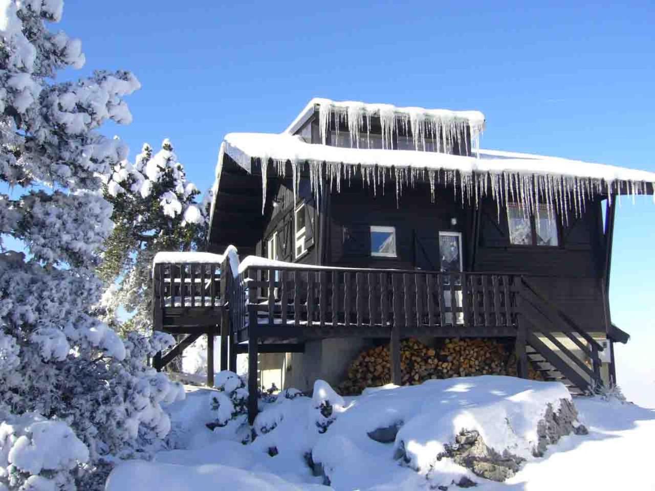 Chalet Des Myrtilles - Chalet Cosy Avec Vue アレット エクステリア 写真